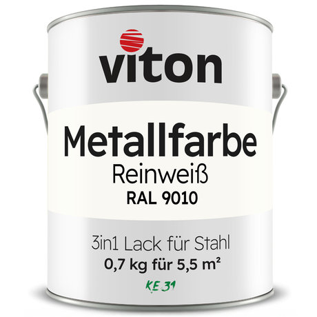 VITON Metallfarbe KE31: 3-in-1 inkl. Rostschutz & Grundierung