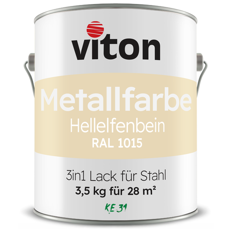 VITON Metallfarbe KE31: 3-in-1 inkl. Rostschutz & Grundierung