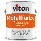 VITON Metallfarbe KE31: 3-in-1 inkl. Rostschutz & Grundierung