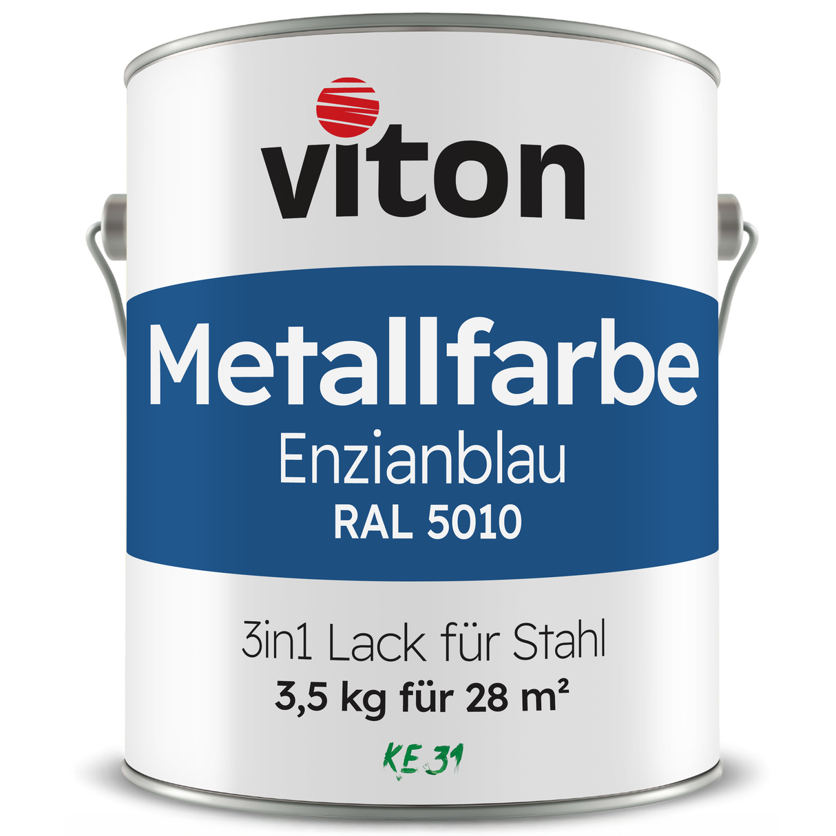 VITON Metallfarbe KE31: 3-in-1 inkl. Rostschutz & Grundierung