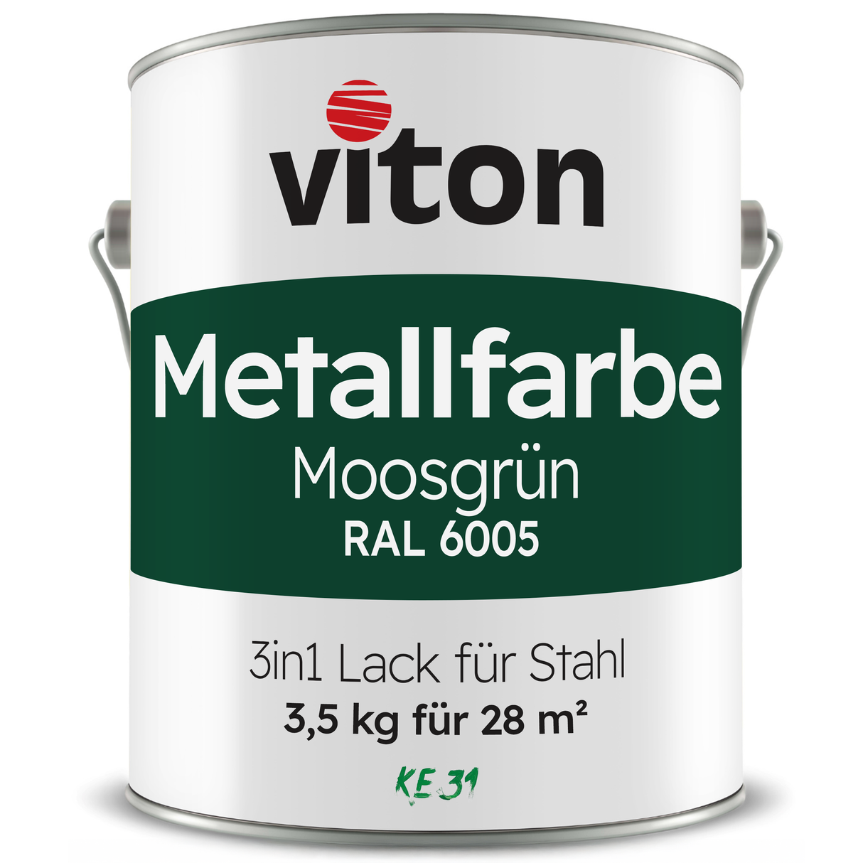 VITON Metallfarbe KE31: 3-in-1 inkl. Rostschutz & Grundierung