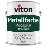 VITON Metallfarbe KE31: 3-in-1 inkl. Rostschutz & Grundierung