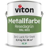 VITON Metallfarbe KE31: 3-in-1 inkl. Rostschutz & Grundierung