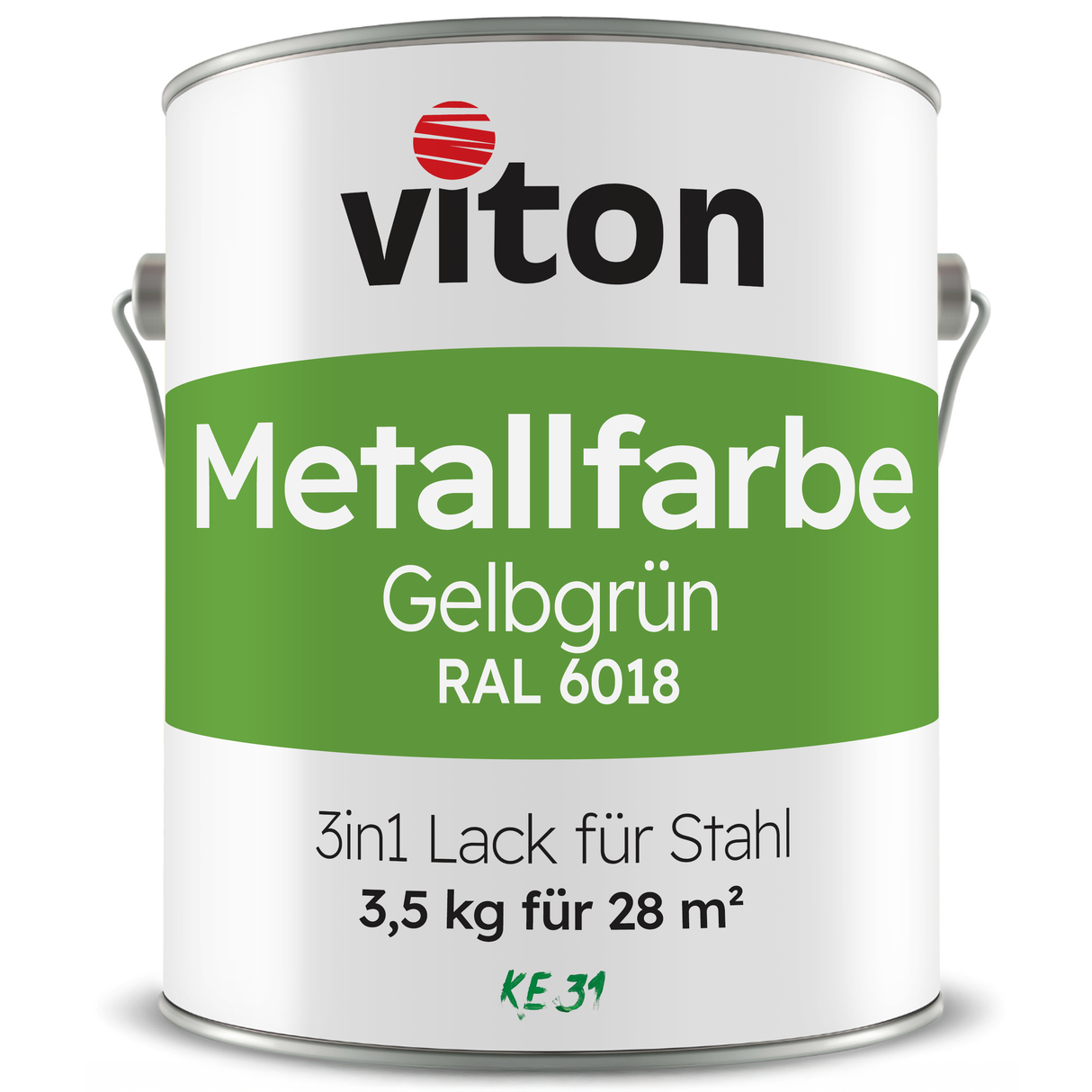 VITON Metallfarbe KE31: 3-in-1 inkl. Rostschutz & Grundierung