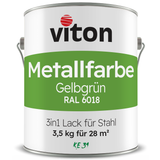 VITON Metallfarbe KE31: 3-in-1 inkl. Rostschutz & Grundierung