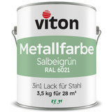 VITON Metallfarbe KE31: 3-in-1 inkl. Rostschutz & Grundierung