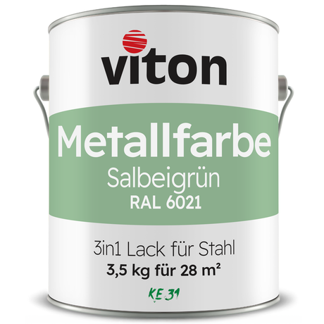 VITON Metallfarbe KE31: 3-in-1 inkl. Rostschutz & Grundierung