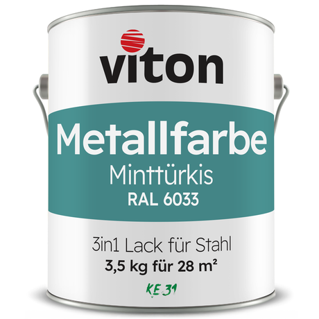 VITON Metallfarbe KE31: 3-in-1 inkl. Rostschutz & Grundierung