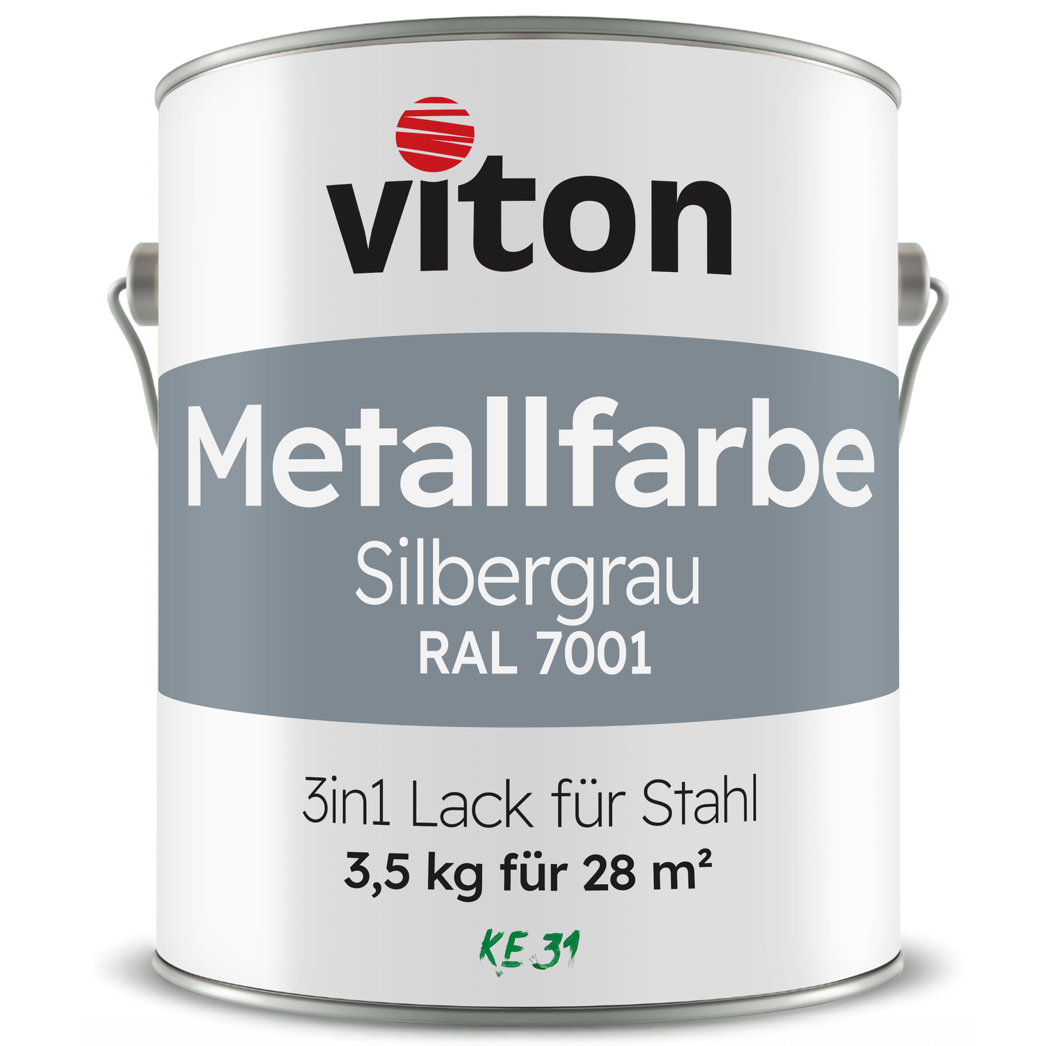 VITON Metallfarbe KE31: 3-in-1 inkl. Rostschutz & Grundierung