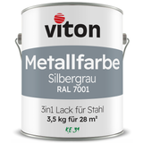 VITON Metallfarbe KE31: 3-in-1 inkl. Rostschutz & Grundierung
