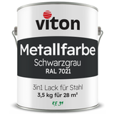 VITON Metallfarbe KE31: 3-in-1 inkl. Rostschutz & Grundierung