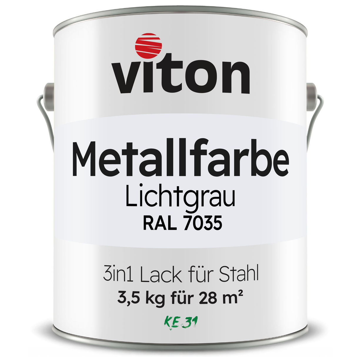 VITON Metallfarbe KE31: 3-in-1 inkl. Rostschutz & Grundierung