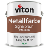 VITON Metallfarbe KE31: 3-in-1 inkl. Rostschutz & Grundierung