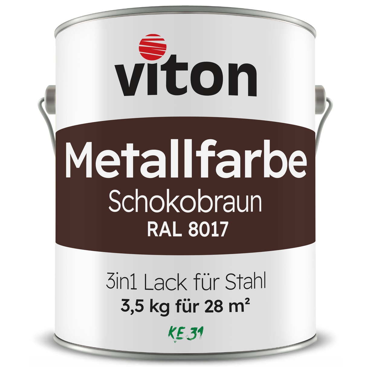 VITON Metallfarbe KE31: 3-in-1 inkl. Rostschutz & Grundierung