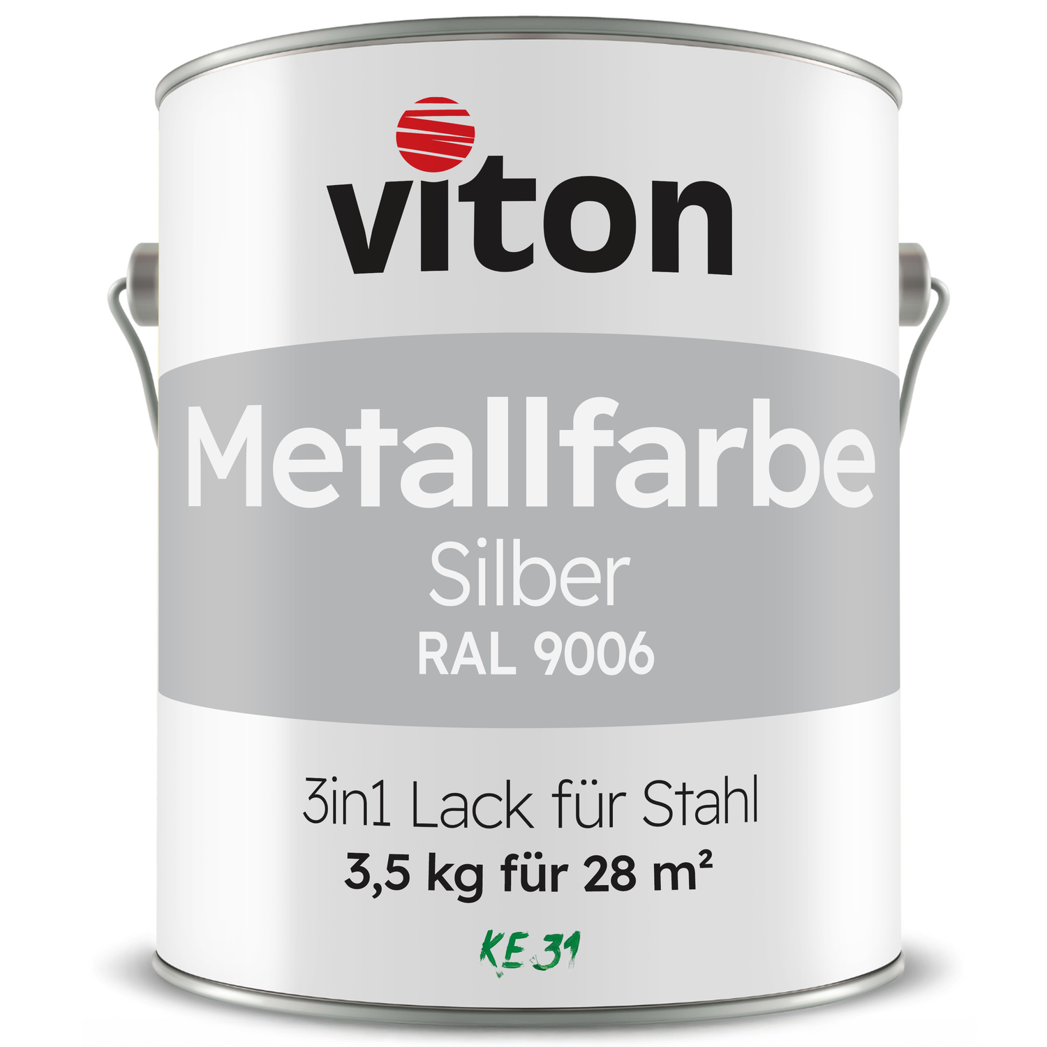 VITON Metallfarbe KE31: 3-in-1 inkl. Rostschutz & Grundierung
