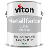 VITON Metallfarbe KE31: 3-in-1 inkl. Rostschutz & Grundierung