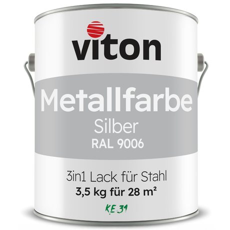 VITON Metallfarbe KE31: 3-in-1 inkl. Rostschutz & Grundierung