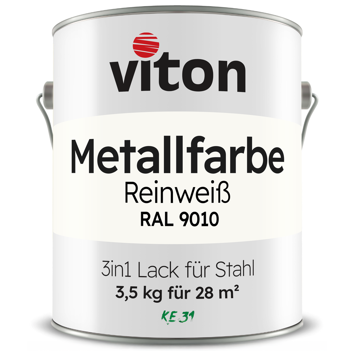 VITON Metallfarbe KE31: 3-in-1 inkl. Rostschutz & Grundierung