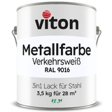 VITON Metallfarbe KE31: 3-in-1 inkl. Rostschutz & Grundierung
