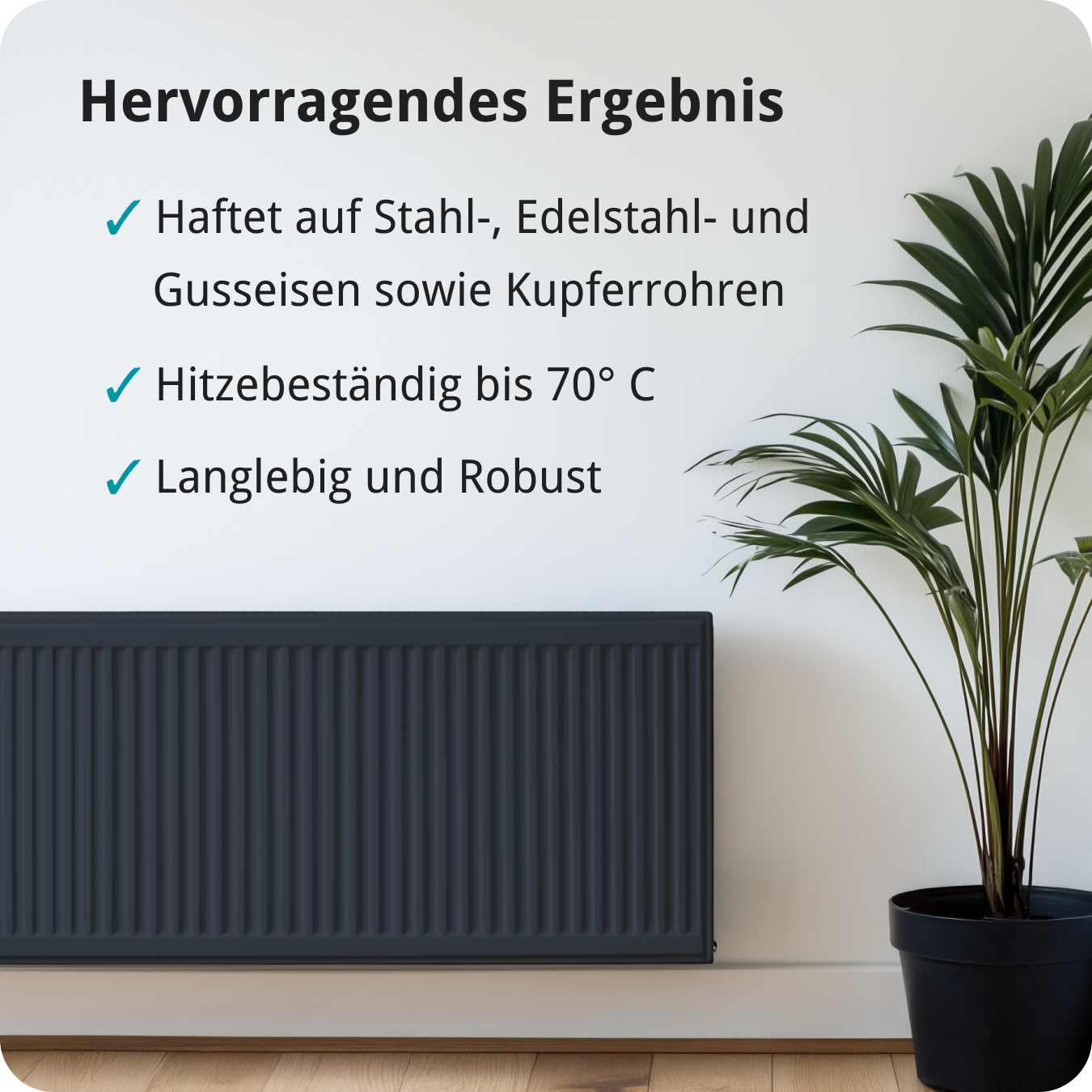 Berico Heizkörperlack - Die Heizungsfarbe auch für Kupferrohre - Warmes Weiss / Reinweiss 0.7 kg - Berico Farben