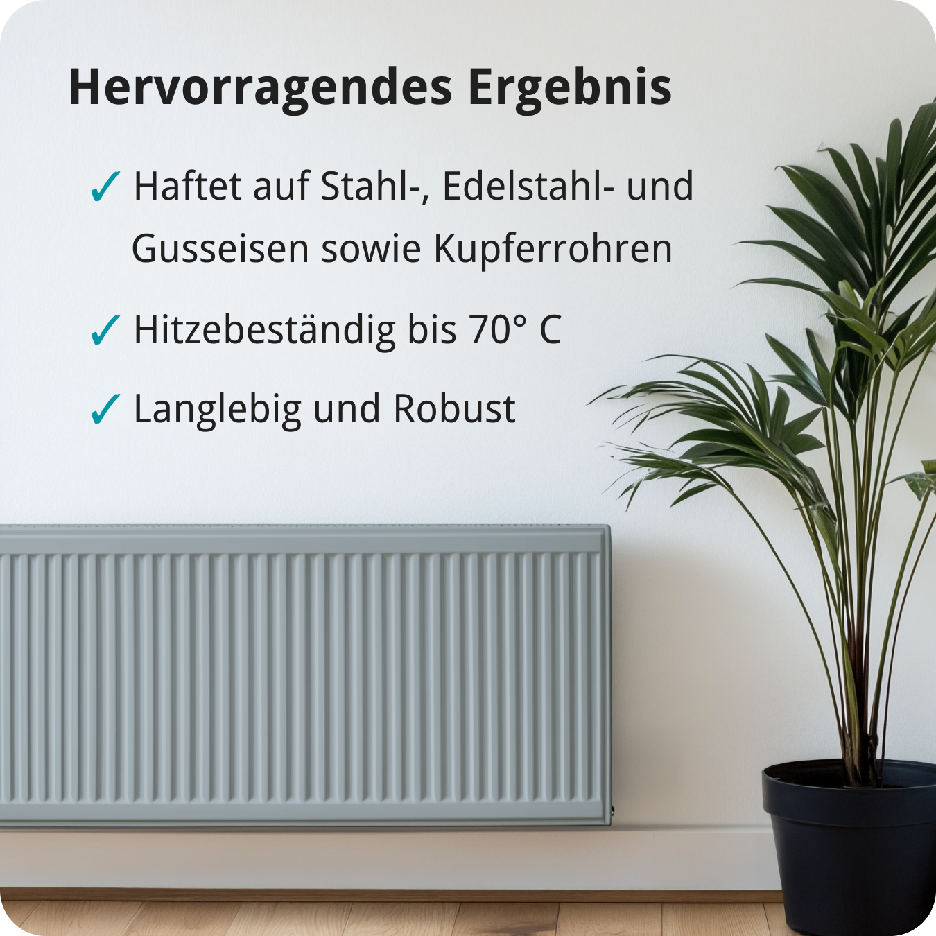 Berico Heizkörperlack - Die Heizungsfarbe auch für Kupferrohre - Warmes Weiss / Reinweiss 0.7 kg - Berico Farben