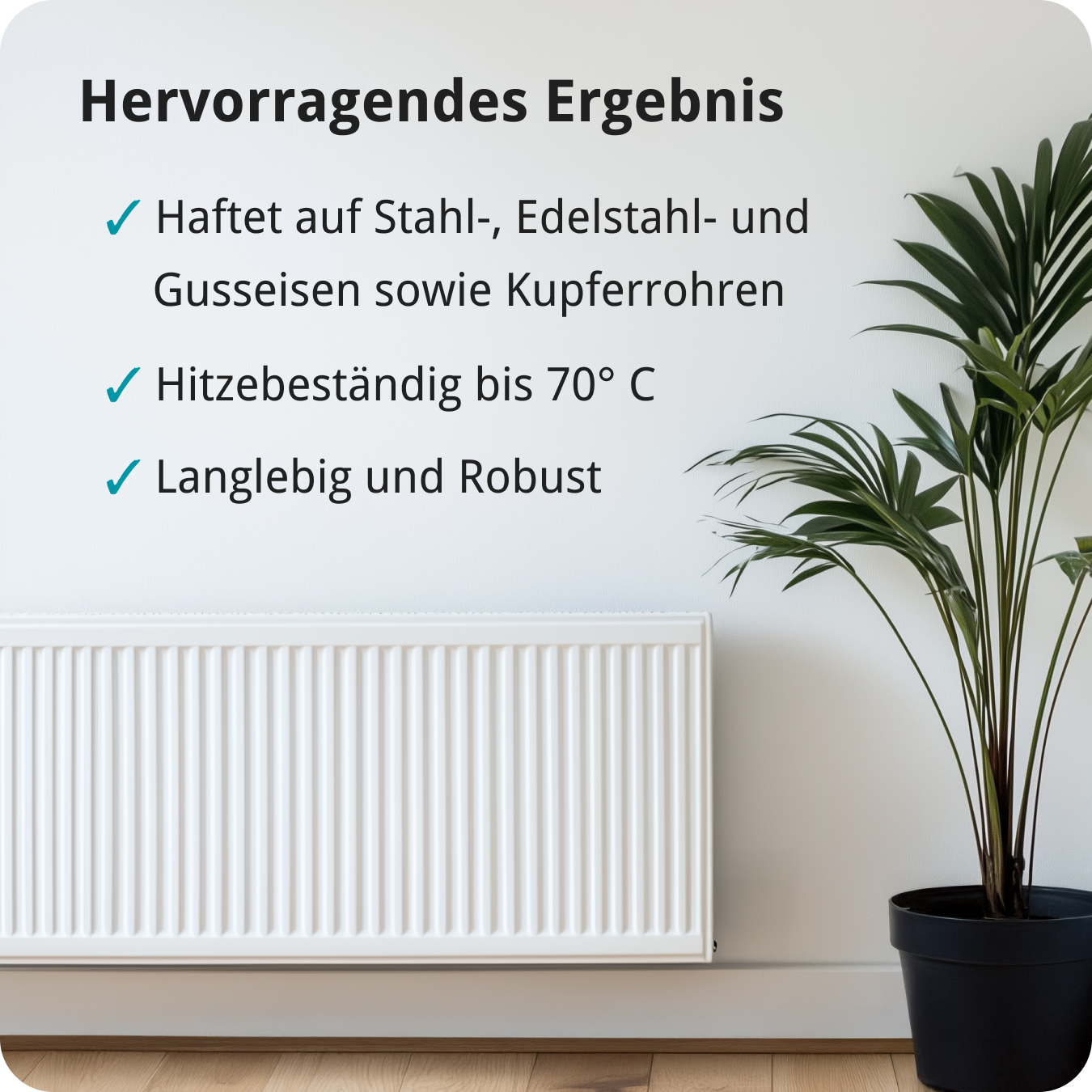 Berico Heizkörperlack - Die Heizungsfarbe auch für Kupferrohre - Warmes Weiss / Reinweiss 0.7 kg - Berico Farben