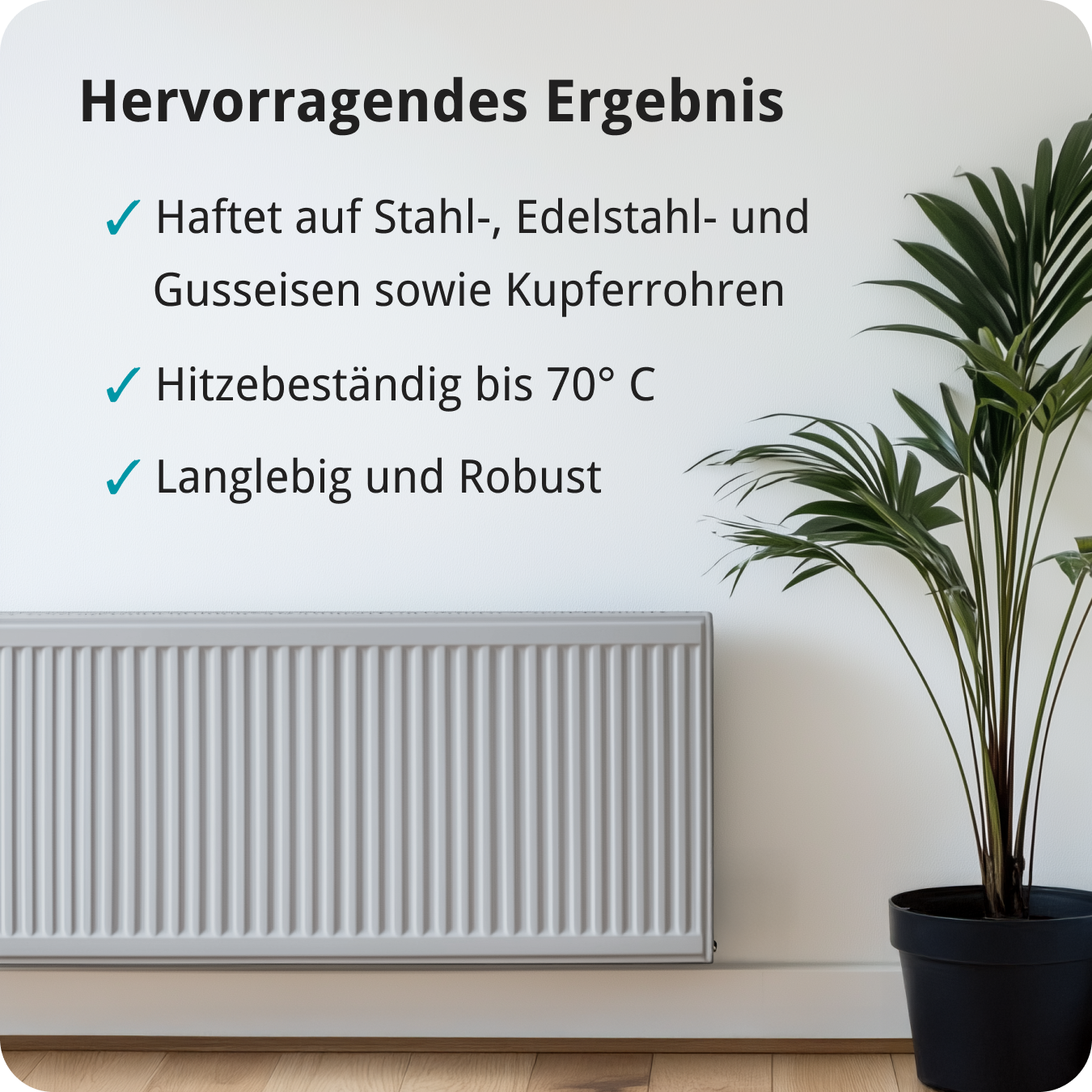 Berico Heizkörperlack - Die Heizungsfarbe auch für Kupferrohre - Warmes Weiss / Reinweiss 0.7 kg - Berico Farben