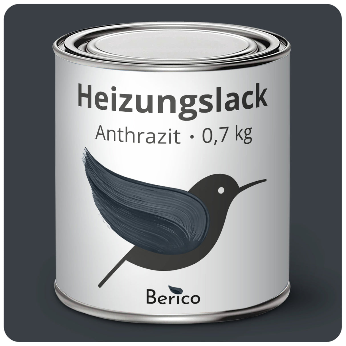 Berico Heizkörperlack - Die Heizungsfarbe auch für Kupferrohre - Weiß 0.7 kg - Berico Farben