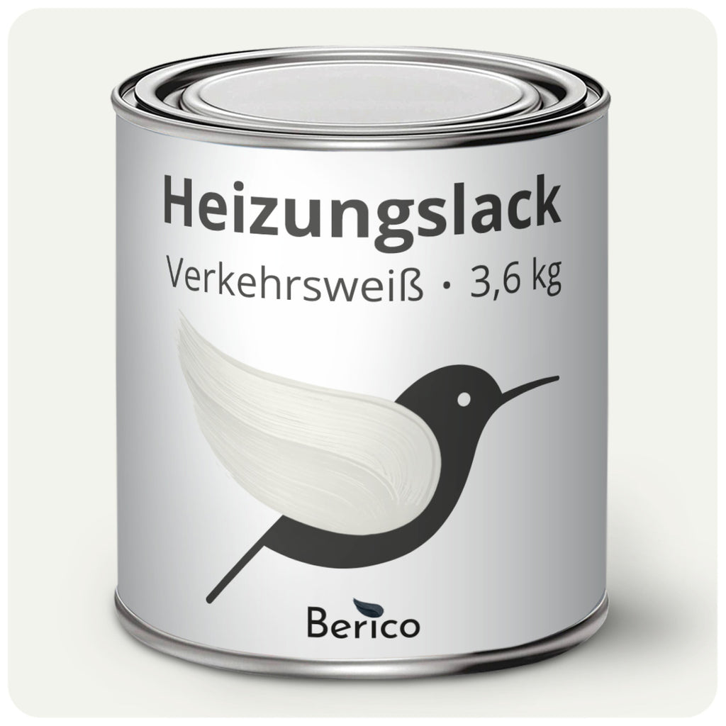 Berico Heizkörperlack - Die Heizungsfarbe auch für Kupferrohre - Weiß 0.7 kg - Berico Farben