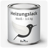Berico Heizkörperlack - Die Heizungsfarbe auch für Kupferrohre - Weiß 0.7 kg - Berico Farben