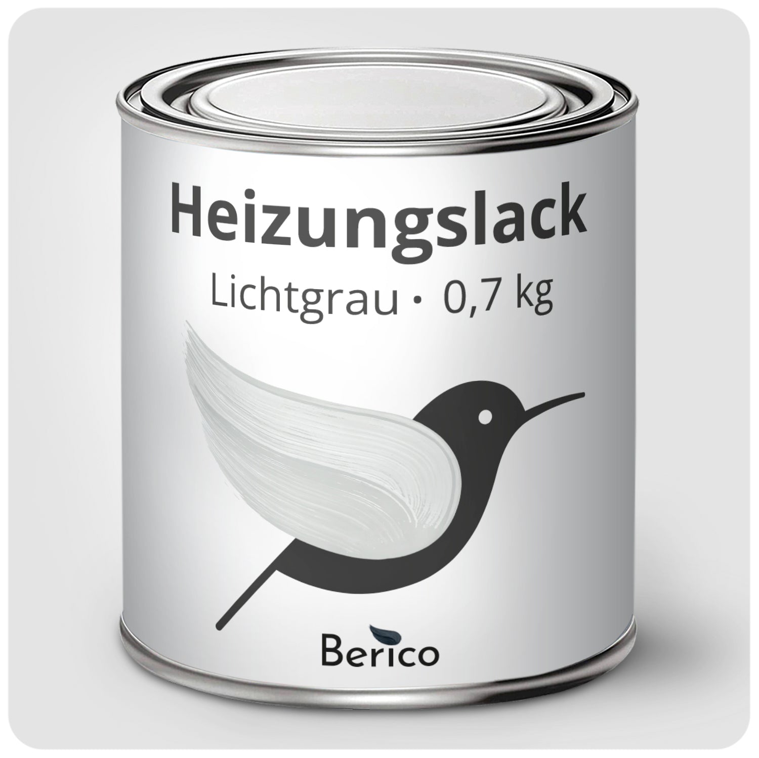 Berico Heizkörperlack - Die Heizungsfarbe auch für Kupferrohre - Weiß 0.7 kg - Berico Farben