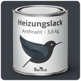 Berico Heizkörperlack - Die Heizungsfarbe auch für Kupferrohre - Weiß 0.7 kg - Berico Farben