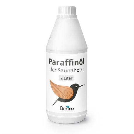BERICO Paraffinöl: Pflegeöl zum Schutz von Saunaholz - 2 Liter - Berico Farben