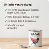 Berico Holzfarbe: 4-in-1 Holzlack für Innen und Außen