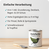 Berico Holzfarbe: 4-in-1 Holzlack für Innen und Außen