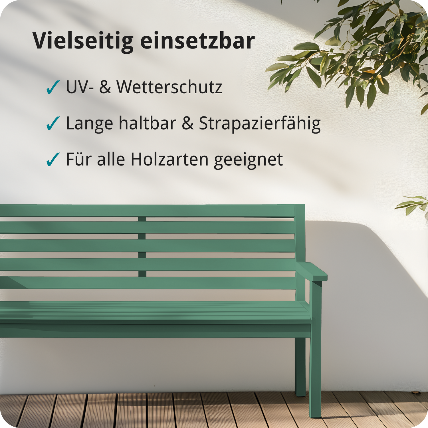 BERICO Holzfarbe: 4-in-1 Holzlack für Innen und Außen