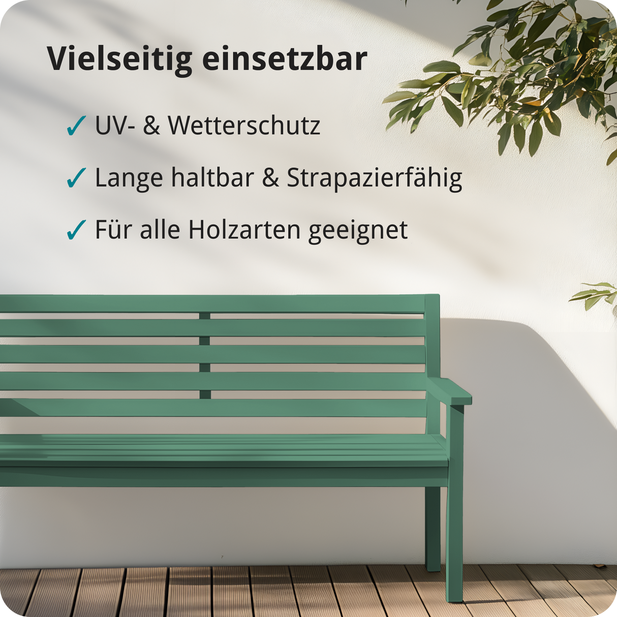 BERICO Holzfarbe: 4-in-1 Holzlack für Innen und Außen