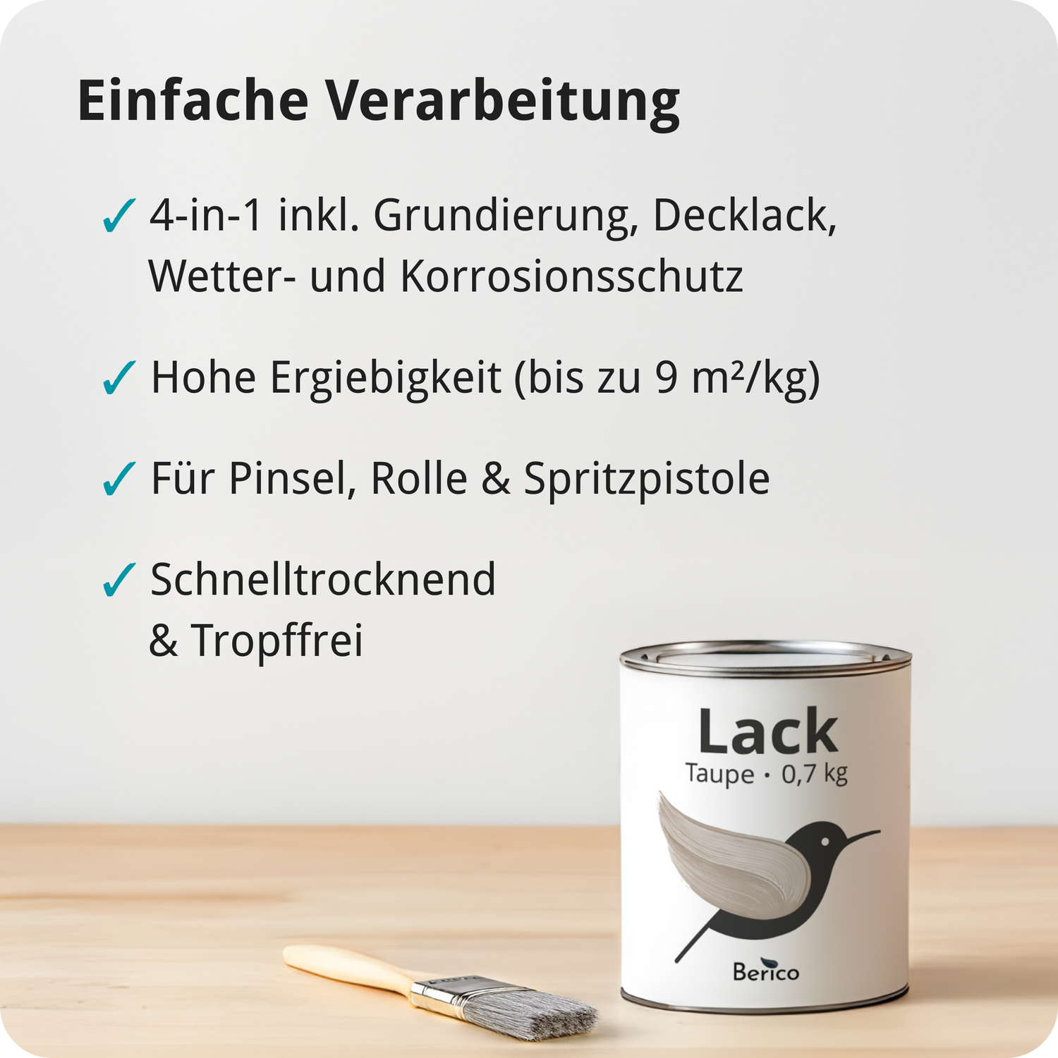 BERICO Acryllack: Der wasserbasierte Acryllack für dein Projekt