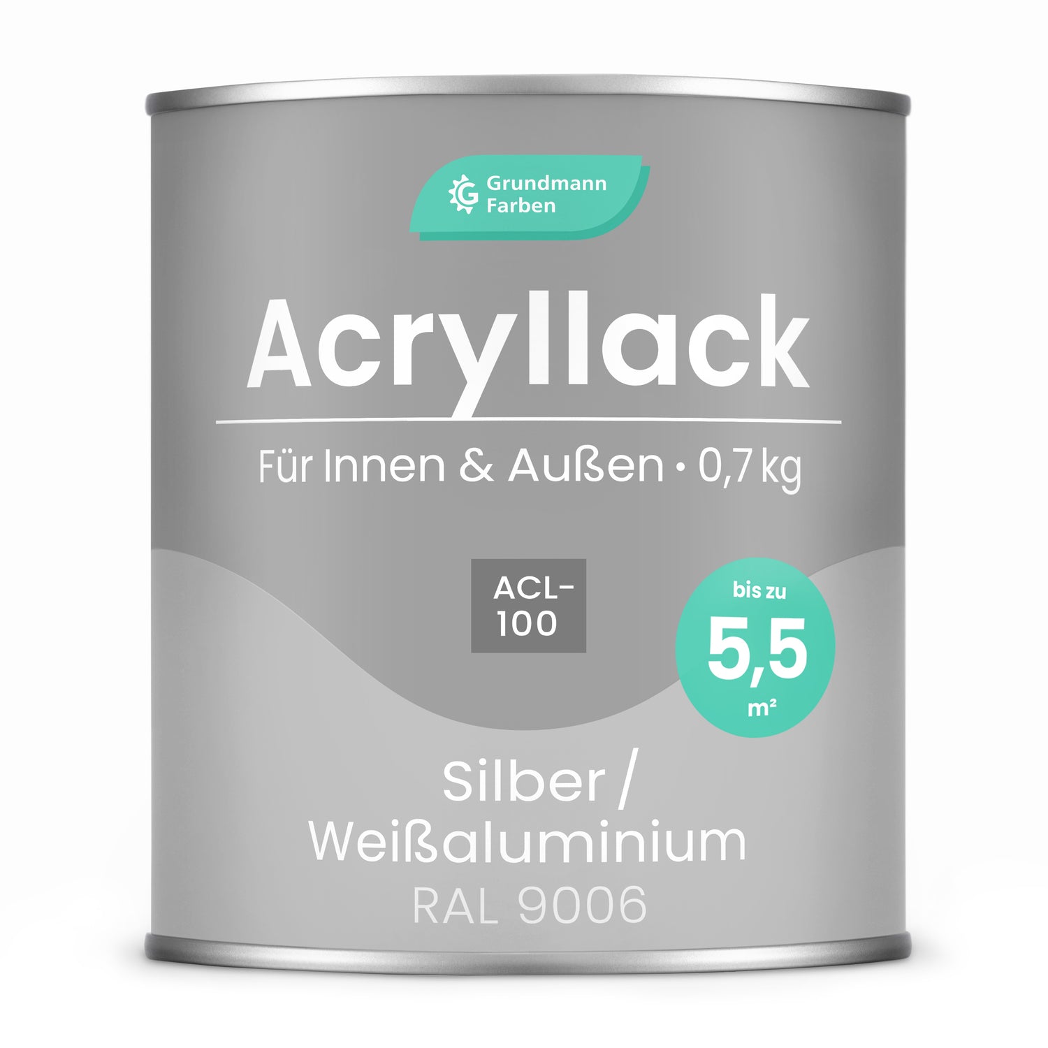 GRUNDMANN Acryllack: Premium 4-in-1 Lack, Buntlack und Möbelfarbe