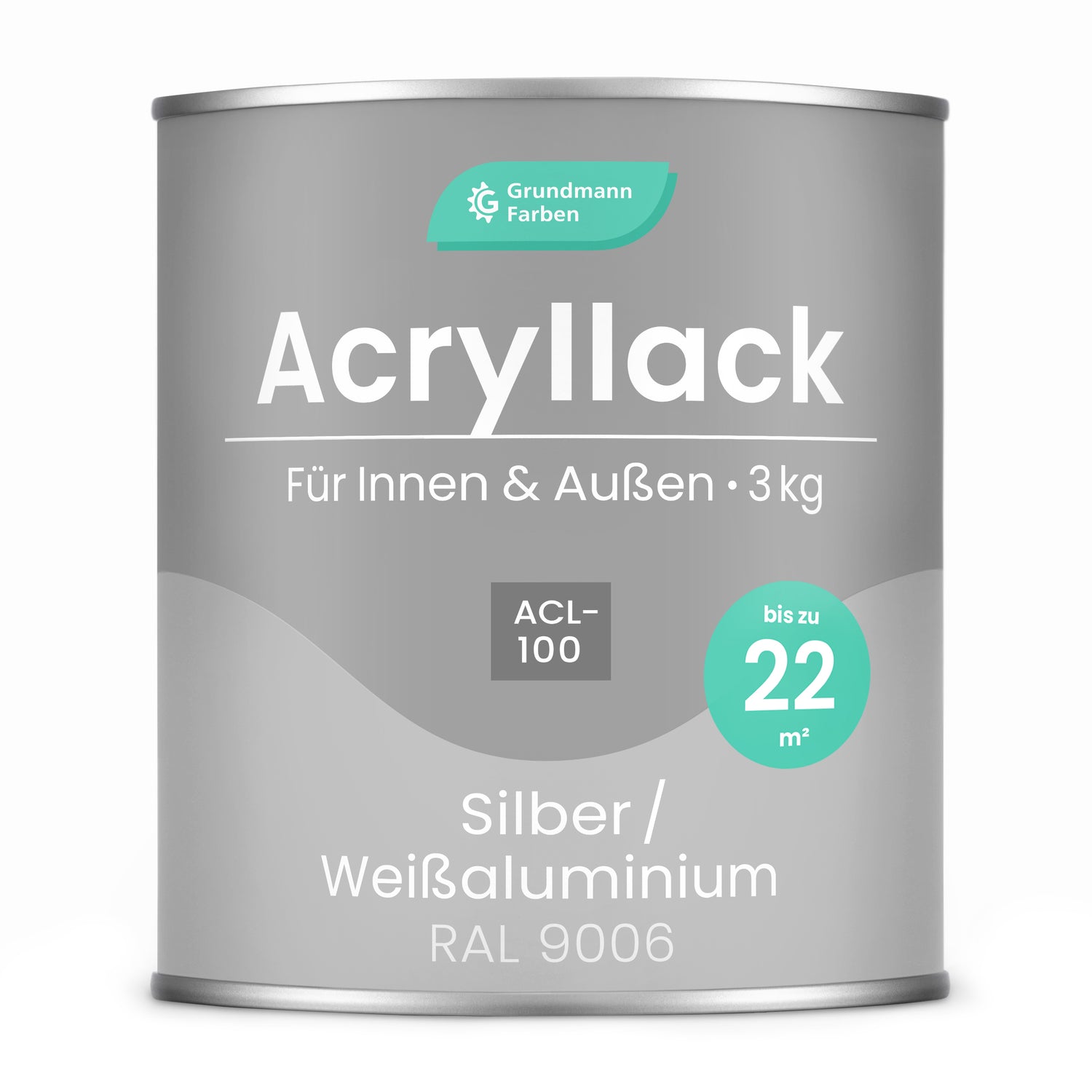 GRUNDMANN Acryllack: Premium 4-in-1 Lack, Buntlack und Möbelfarbe