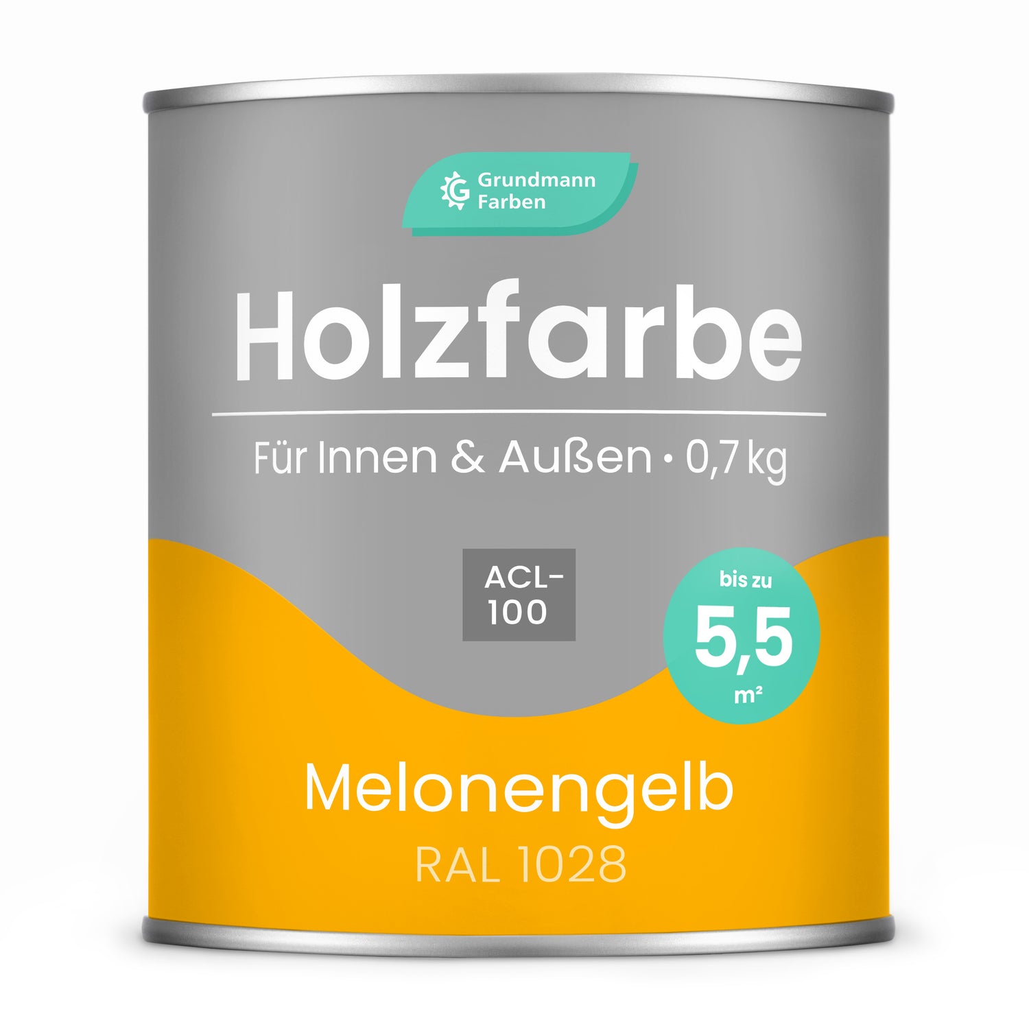 GRUNDMANN Holzfarbe & Wetterschutzfarbe: 4-in-1 Holzanstrich inkl. Grundierung