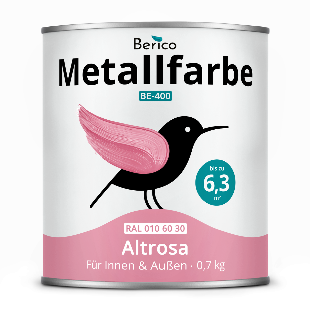 BERICO Metallfarbe: geruchsarmer und stark haftender 4-in-1 Lack