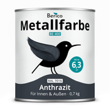 BERICO Metallfarbe: geruchsarmer und stark haftender 4-in-1 Lack