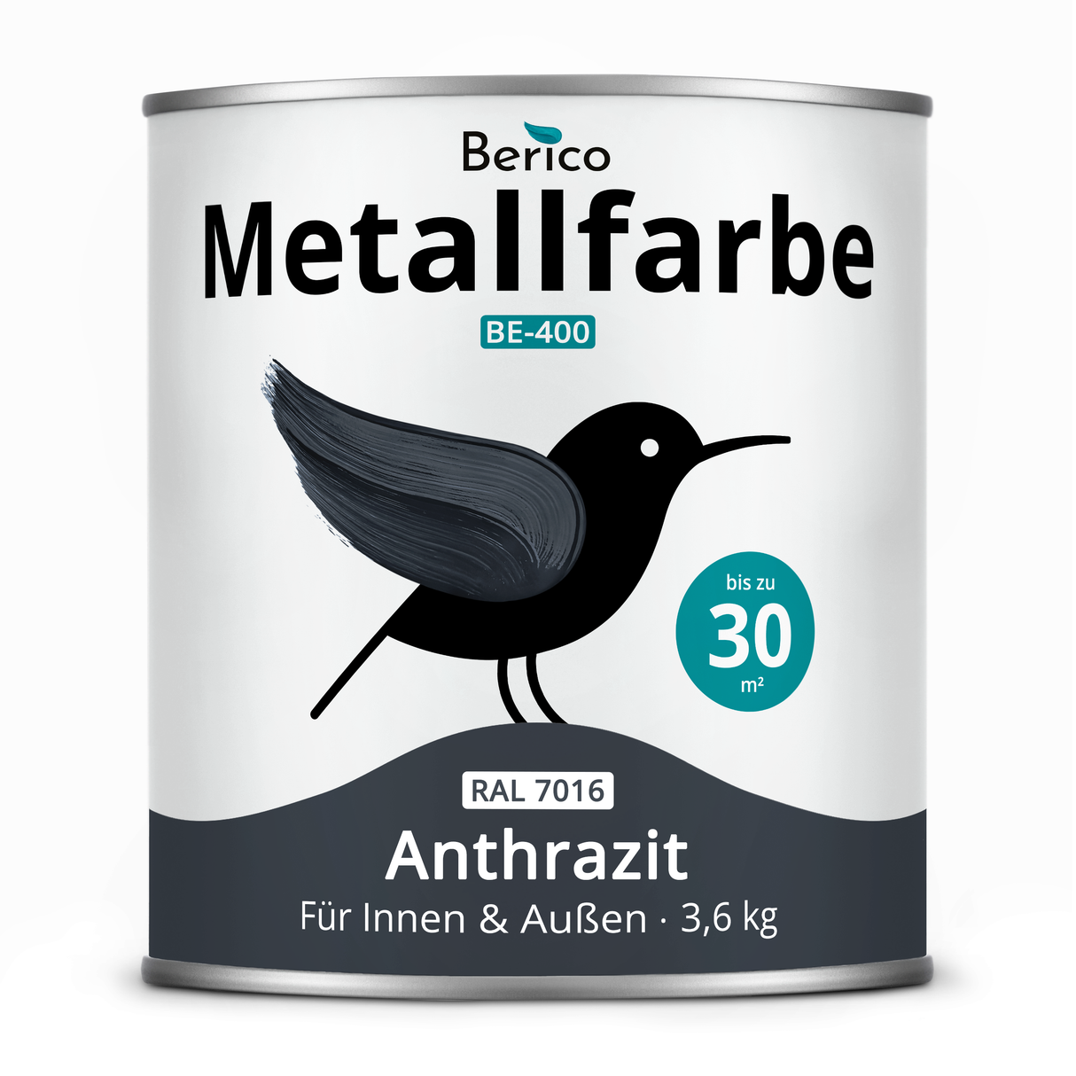BERICO Metallfarbe: geruchsarmer und stark haftender 4-in-1 Lack
