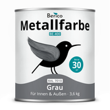 BERICO Metallfarbe: geruchsarmer und stark haftender 4-in-1 Lack