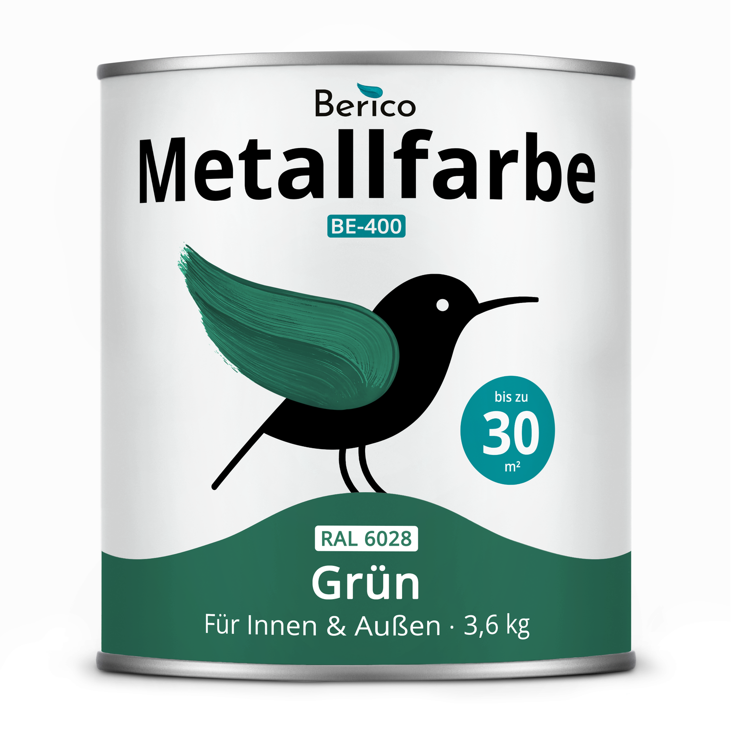 BERICO Metallfarbe: geruchsarmer und stark haftender 4-in-1 Lack