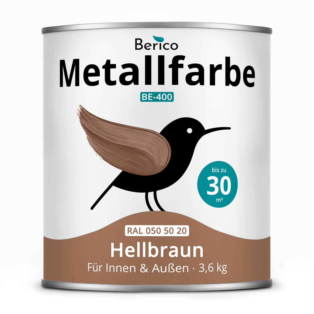 BERICO Metallfarbe: geruchsarmer und stark haftender 4-in-1 Lack