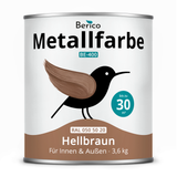 BERICO Metallfarbe: geruchsarmer und stark haftender 4-in-1 Lack