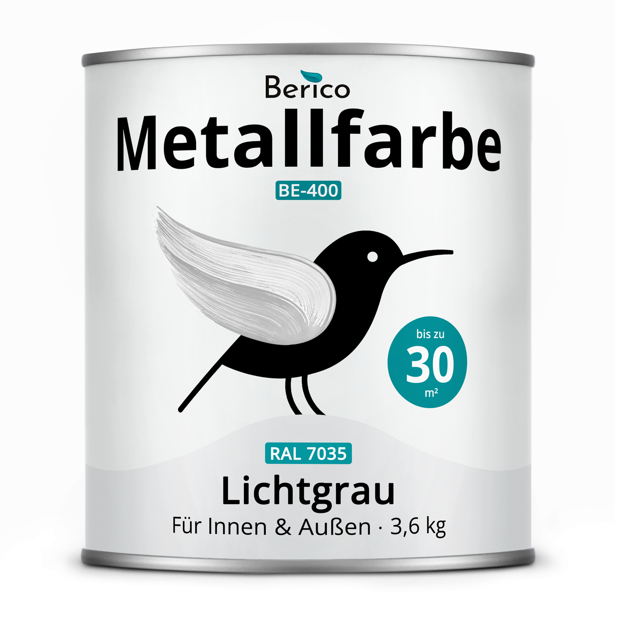BERICO Metallfarbe: geruchsarmer und stark haftender 4-in-1 Lack