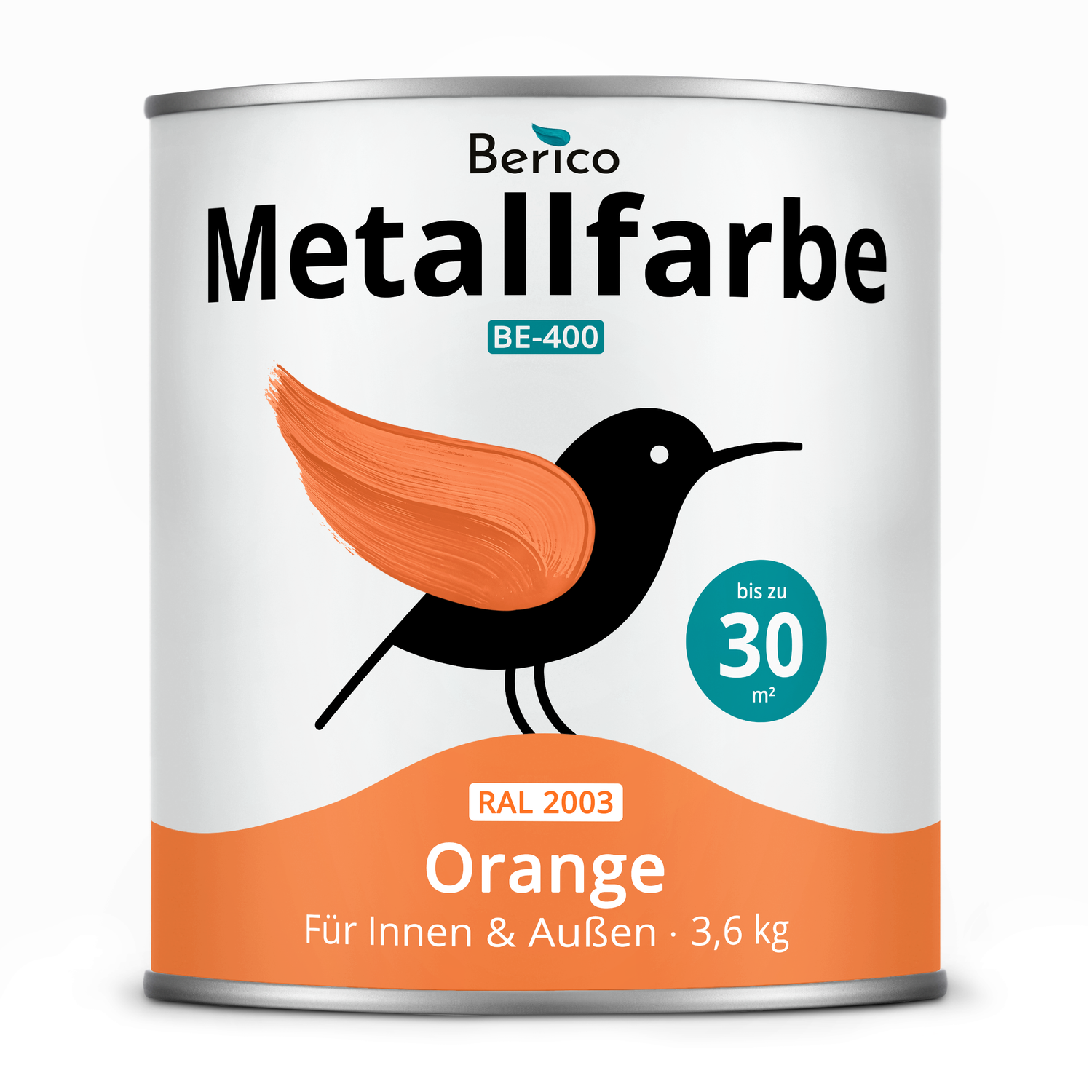 BERICO Metallfarbe: geruchsarmer und stark haftender 4-in-1 Lack